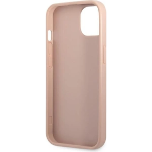 Hurtownia GSM - Etui Guess GUHCP13SPSATPP Apple iPhone 13 mini rózsaszín/pink keménytok SaffianoTriangle Logo Kártyatartó - GUE1871PNK - {ean13} - Hurt