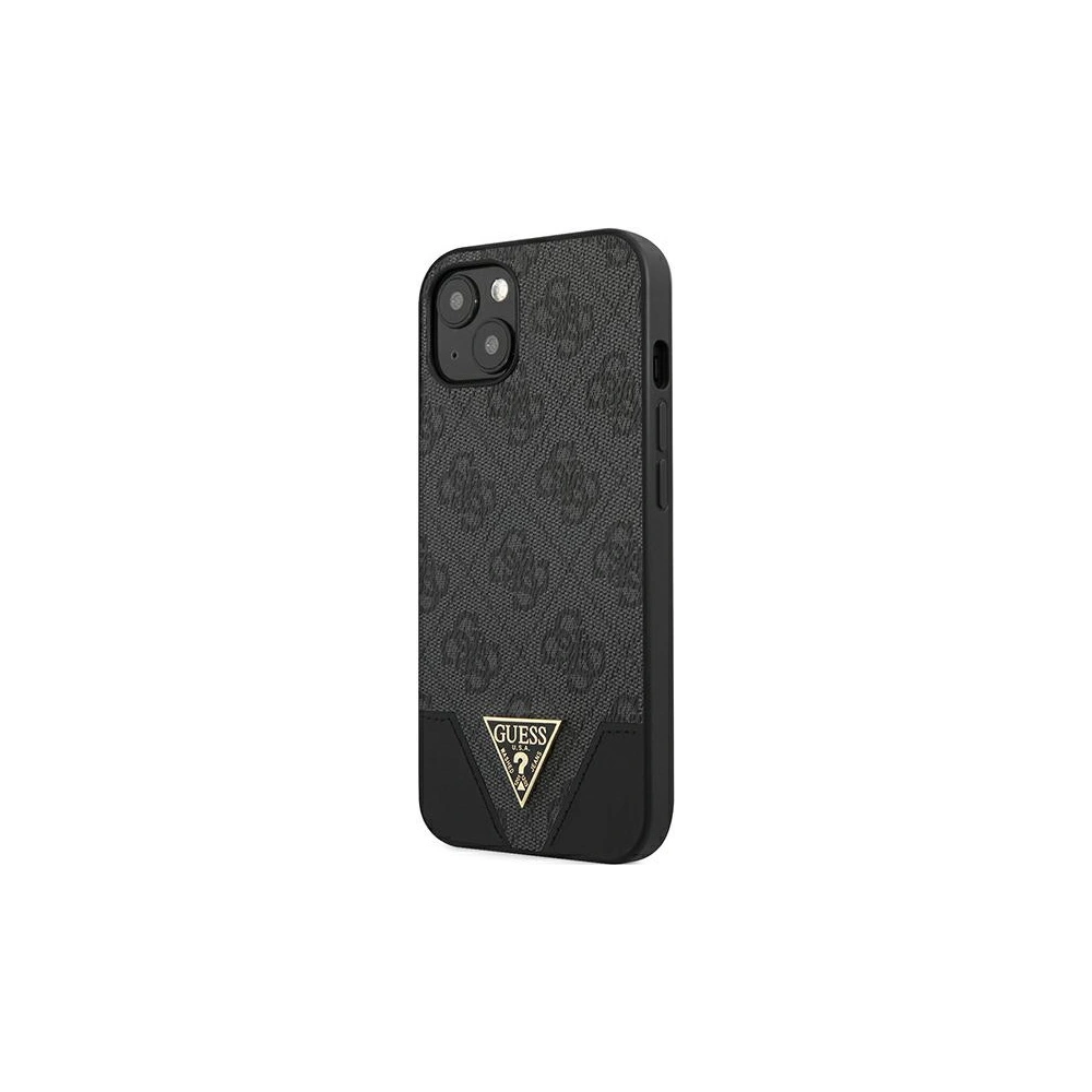 Hurtownia GSM - Etui Guess GUHCP13SPU4GHBK Apple iPhone 13 mini šedý/grey hardcase 4G Triangle Collection - GUE1872GRY - {ean13} - Hurt