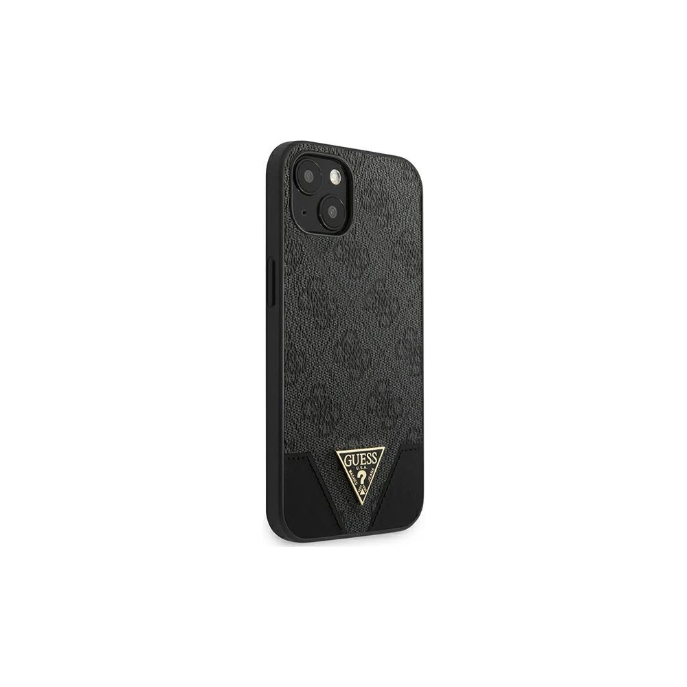 Hurtownia GSM - Etui Guess GUHCP13SPU4GHBK Apple iPhone 13 mini šedý/grey hardcase 4G Triangle Collection - GUE1872GRY - {ean13} - Hurt