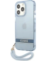 Hurtownia GSM - Etui Guess GUHCP13XHTSGSB Apple iPhone 13 Pro Max niebieski/blue hardcase Translucent Stap - GUE1873BLU - {ean13} - Hurt