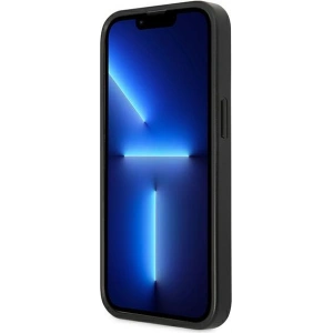 Hurtownia GSM - Etui Guess GUHCP13XPSATPK Apple iPhone 13 Pro Max czarny/black hardcase SaffianoTriangle Logo Cardslot - GUE1874BLK - {ean13} - Hurt