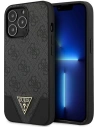 Etui Guess GUHCP13XPU4GHBK Apple iPhone 13 Pro Max szary/grey hardcase 4G Triangle Collection