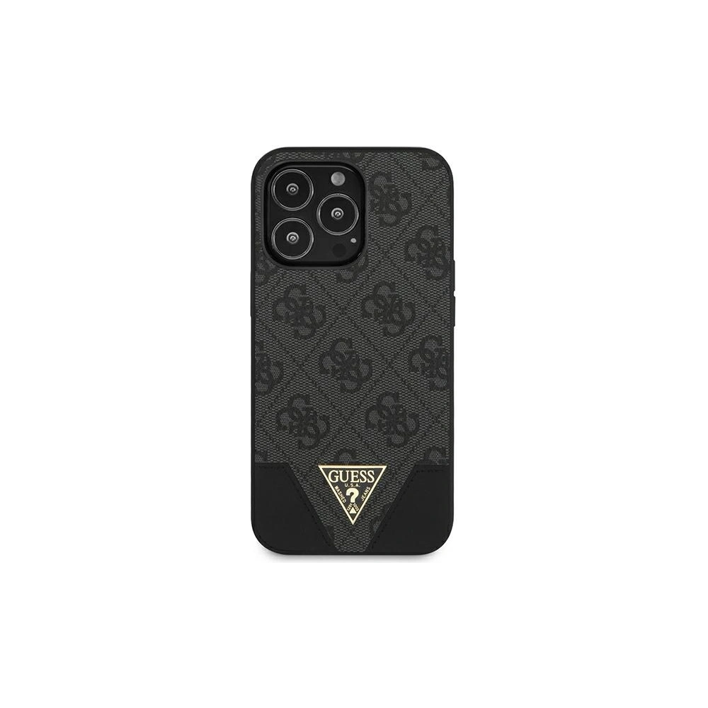 Hurtownia GSM - Etui Guess GUHCP13XPU4GHBK Apple iPhone 13 Pro Max szary/grey hardcase 4G Triangle Collection - GUE1876GRY - {ean13} - Hurt