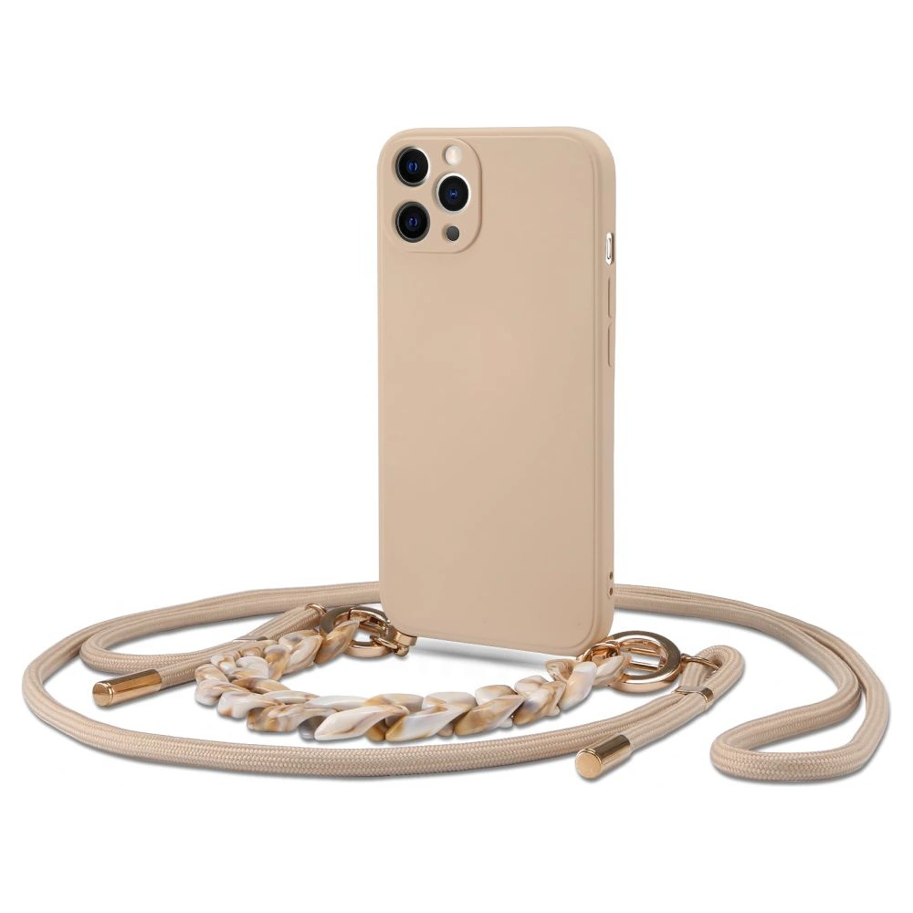 Hurtownia GSM - Etui Tech-Protect Icon Chain Apple iPhone 12 Pro Béžová - THP1221BEI - {ean13} - Hurt