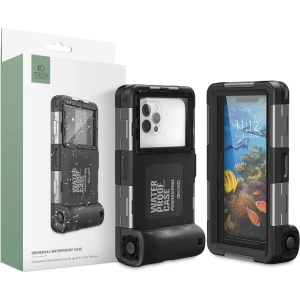 Wholesale Tech-Protect IPX8 Universal Diving Waterproof Case Black - THP1223BLK - {ean13} - Hurt