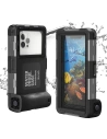 Wholesale Tech-Protect IPX8 Universal Diving Waterproof Case Black - THP1223BLK - {ean13} - Hurt