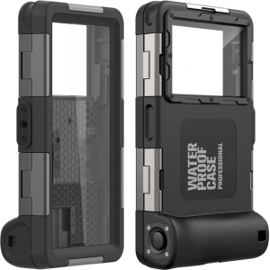 Wholesale Tech-Protect IPX8 Universal Diving Waterproof Case Black - THP1223BLK - {ean13} - Hurt