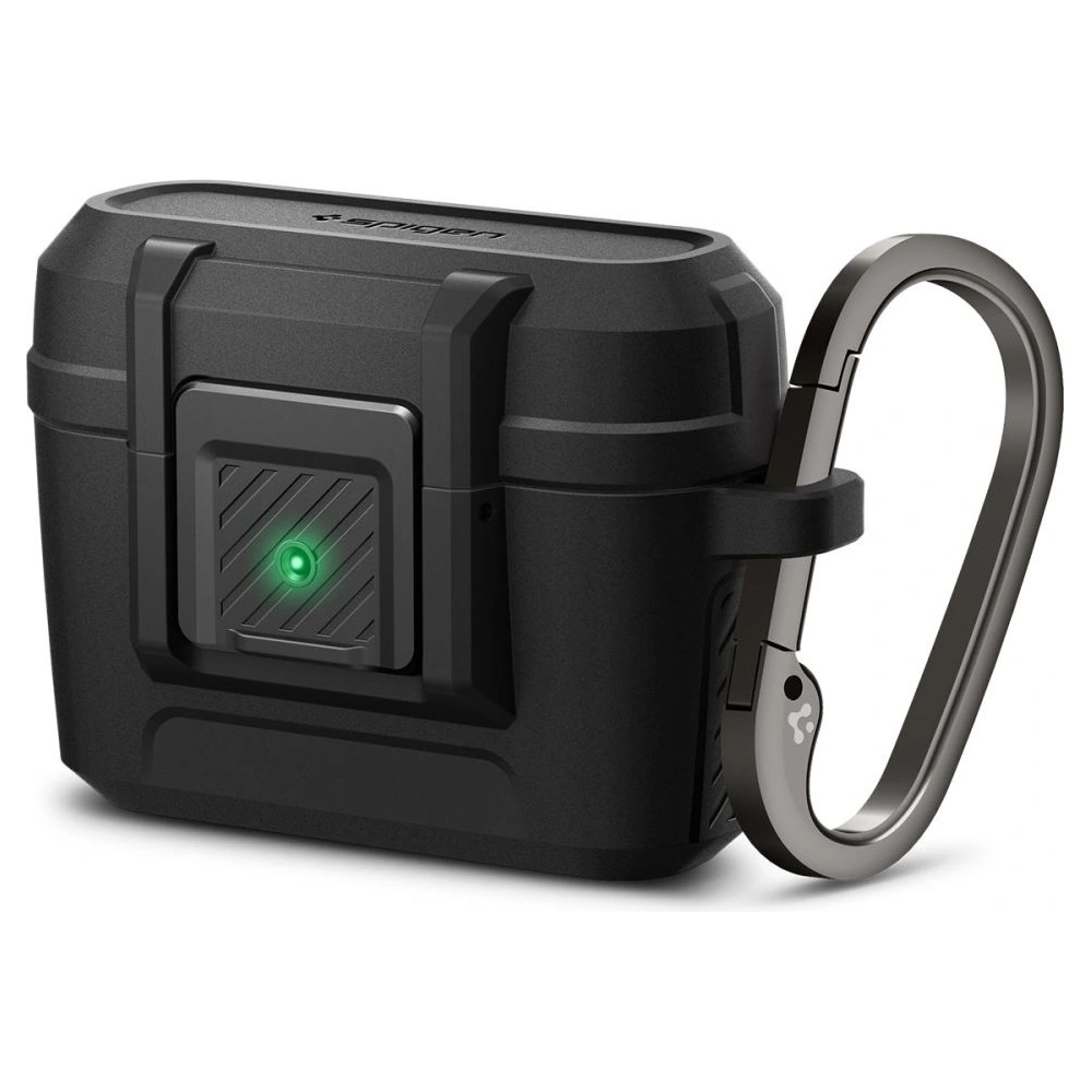 Hurtownia GSM - Etui Spigen Lock Fit Apple AirPods Pro 1 matně černé - SPN2288BLK - {ean13} - Hurt