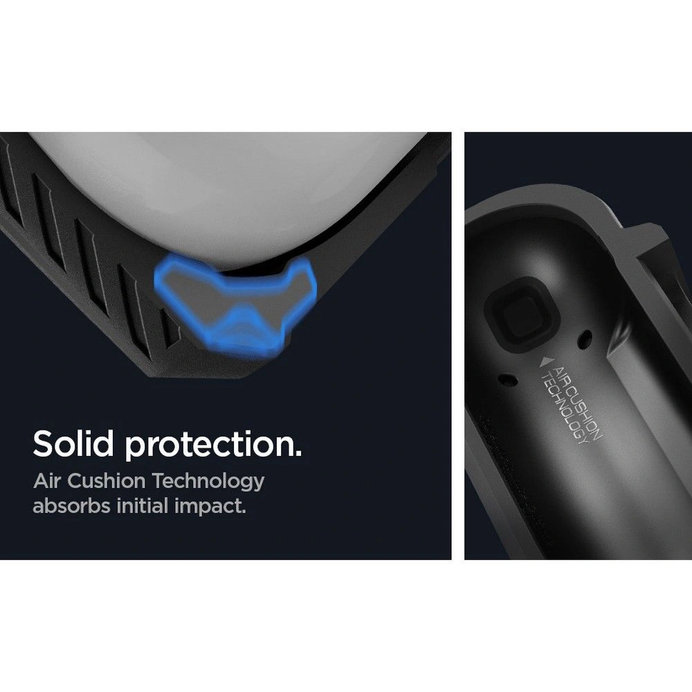 Hurtownia GSM - Etui Spigen Lock Fit Apple AirPods Pro 1 Matte Black - SPN2288BLK - {ean13} - Hurt