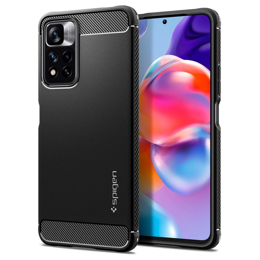 Hurtownia GSM - Etui Spigen Rugged Armor Redmi Note 11 Pro+ Plus 5G Matná Černá - SPN2289BLK - {ean13} - Hurt