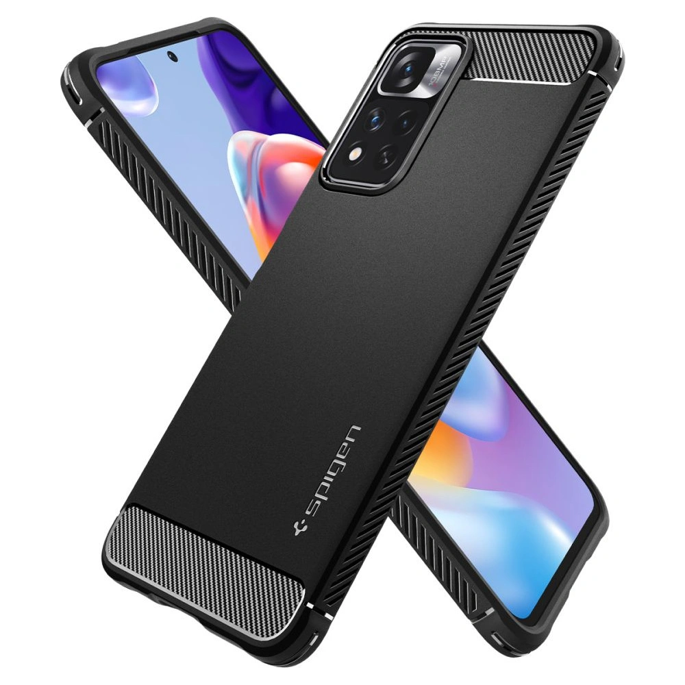 Hurtownia GSM - Etui Spigen Rugged Armor Redmi Note 11 Pro+ Plus 5G Matná Černá - SPN2289BLK - {ean13} - Hurt