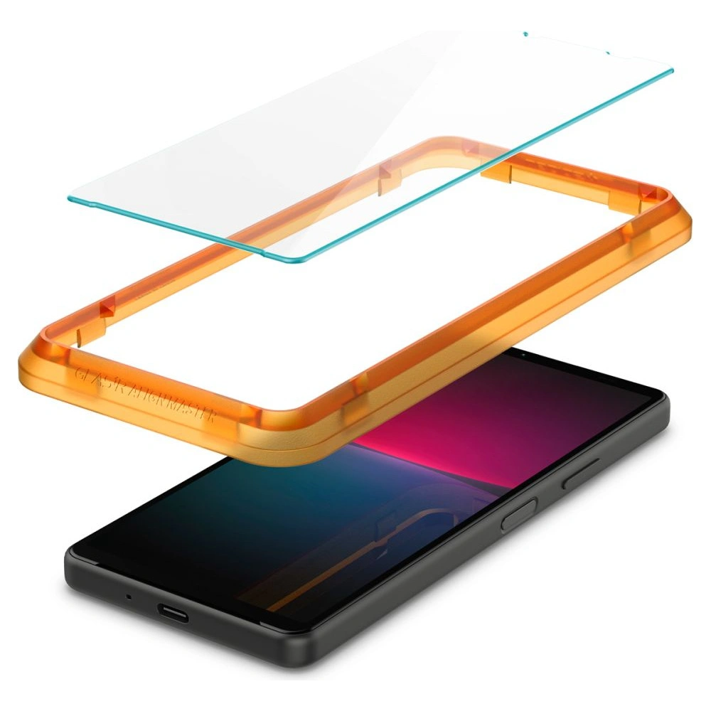 Hurtownia GSM - Tvrzené sklo Spigen GLAS.tR Slim AlignMaster Sony Xperia 10 IV [2 PACK] - SPN2291 - {ean13} - Hurt