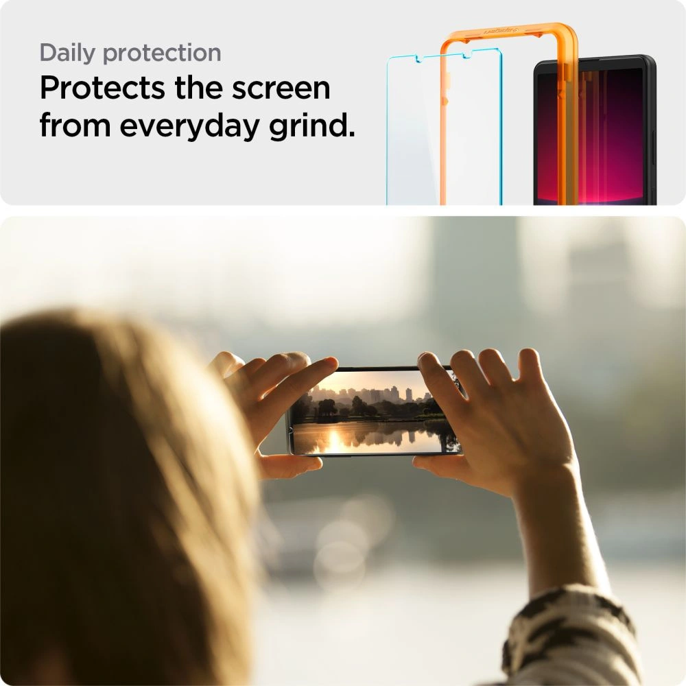 Hurtownia GSM - Tvrzené sklo Spigen GLAS.tR Slim AlignMaster Sony Xperia 10 IV [2 PACK] - SPN2291 - {ean13} - Hurt