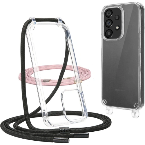 Etui Tech-Protect Flexair Chain Samsung Galaxy A53 5G Black & Pink