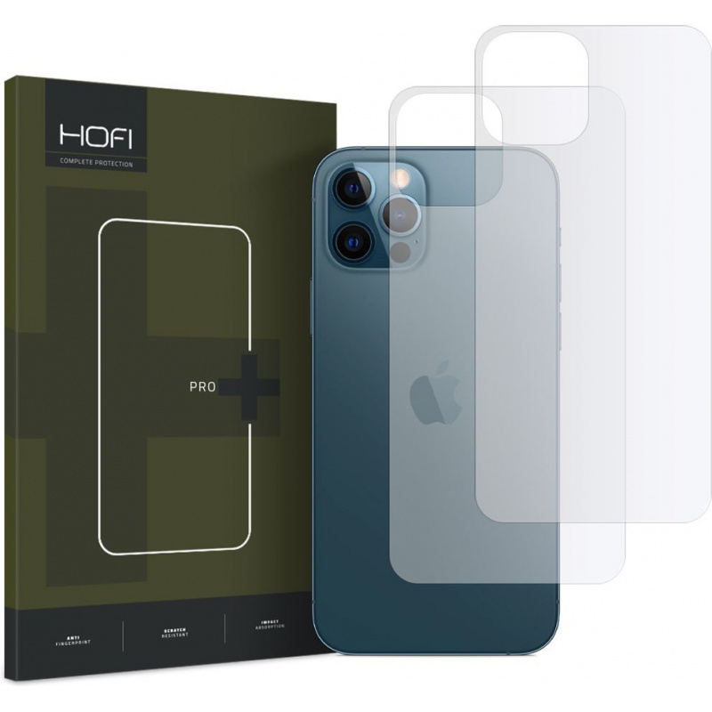 Hurtownia Hofi - 9589046925412 - HOFI252CL - Folia hydrożelowa na tył Hofi Hydroflex Pro+ Back Protector Apple iPhone 12/12 Pro Clear [2 PACK] - B2B homescreen