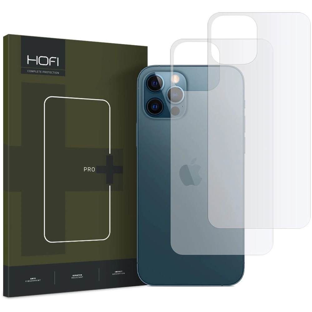 Hurtownia GSM - Folia hydrożelowa na tył Hofi Hydroflex Pro+ Back Protector Apple iPhone 12/12 Pro Clear [2 PACK] - HOFI252CL - {ean13} - Hurt