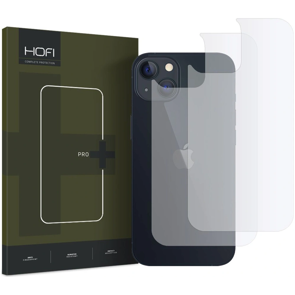 Hurtownia GSM - Fólie hydrogelová na zadní část Hofi Hydroflex Pro+ Back Protector Apple iPhone 13 Clear [2 PACK] - HOFI253CL - {ean13} - Hurt