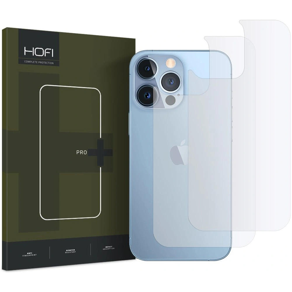 Hurtownia GSM - Fólie hydrogelová na zadní stranu Hofi Hydroflex Pro+ Back Protector Apple iPhone 13 Pro Max Clear [2 PACK] - HOFI255CL - {ean13} - Hurt