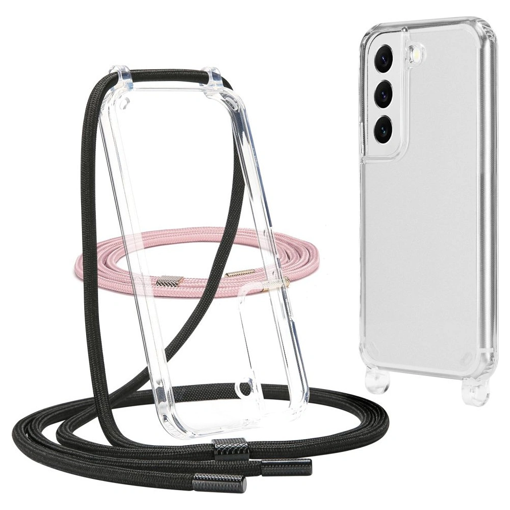 Wholesale Tech-Protect Flexair Chain Samsung Galaxy S22 Black & Pink - THP1225BLKPNK - {ean13} - Hurt