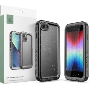 Hurtownia GSM - Wasserdichtes Case Tech-Protect Shellbox IP68 Apple iPhone SE 2022/SE 2020/8/7 Schwarz - THP1226BLK - {ean13} - Hurt