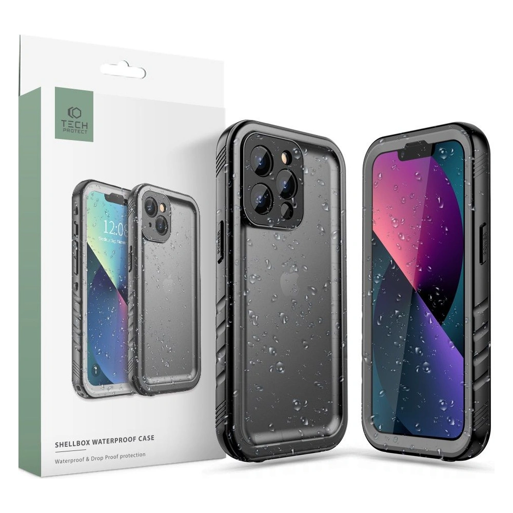 Hurtownia GSM - Vodotěsné pouzdro Tech-Protect Shellbox IP68 Apple iPhone 13 Pro Max černé - THP1231BLK - {ean13} - Hurt