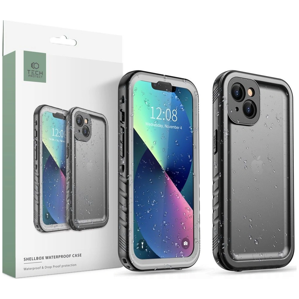 Hurtownia GSM - Etui wodoodporne Tech-Protect Shellbox IP68 Apple iPhone 13 mini Black - THP1232BLK - {ean13} - Hurt