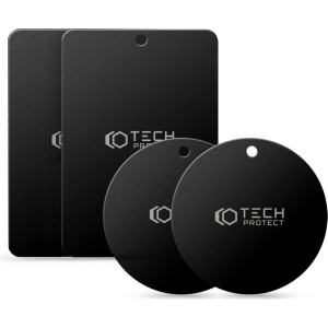 Hurtownia GSM - Blaszki do uchwytu magnetycznego Tech-Protect Metalplate Magnetic Car Mount Black [4 PACK] - THP1233BLK - {ean13} - Hurt