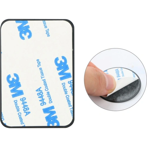 Blaszki do uchwytu magnetycznego Tech-Protect Metalplate Magnetic Car Mount Black [4 PACK]