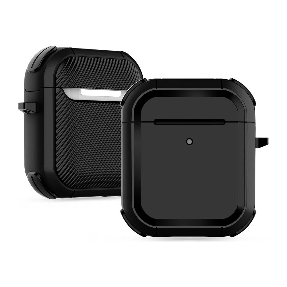 Hurtownia GSM - Etui Tech-Protect Rough Apple AirPods Černé - THP1234BLK - {ean13} - Hurt