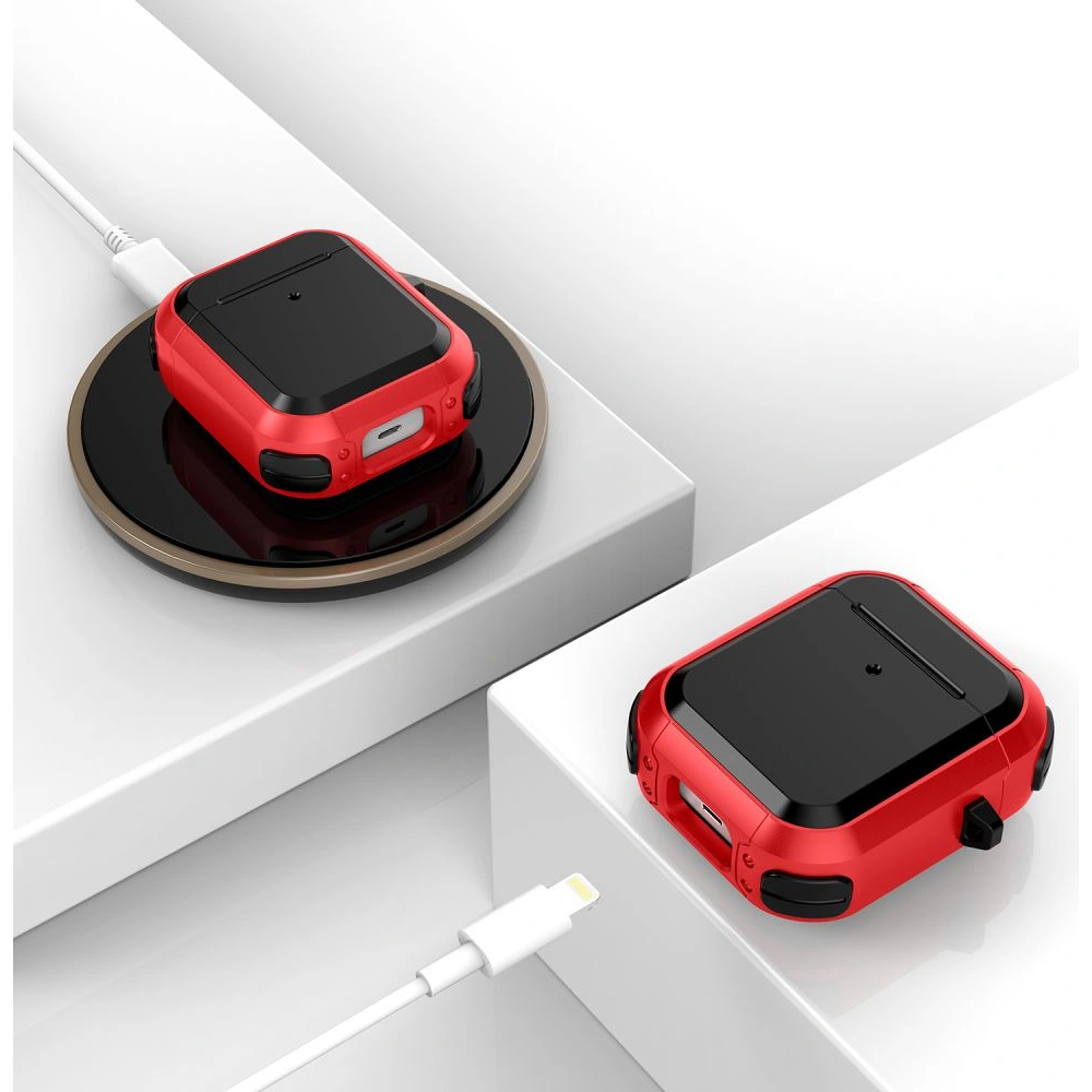 Hurtownia GSM - Etui Tech-Protect Rough Apple AirPods Černé - THP1234BLK - {ean13} - Hurt