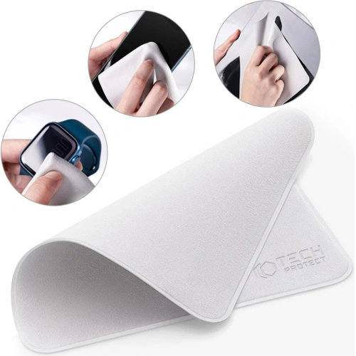 Ściereczka do ekranów Tech-Protect Polishing Cloth Grey [2 PACK]