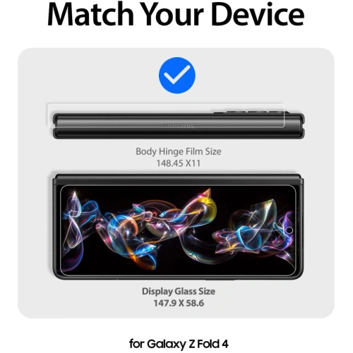 Szkło hartowane z klejem UV Whitestone Dome Glass Samsung Galaxy Z Fold 4 [2 PACK]