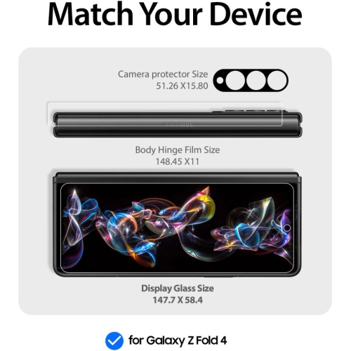 Szkło hartowane Whitestone EZ Glass Samsung Galaxy Z Fold 4 [2 PACK]