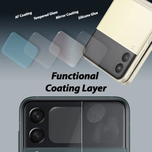 Wholesale Whitestone EZ Glass Samsung Galaxy Z Flip 4 [2 PACK] - WSD064 - {ean13} - Hurt