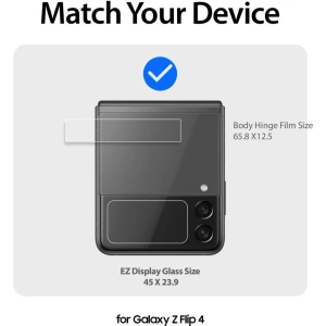 Wholesale Whitestone EZ Glass Samsung Galaxy Z Flip 4 [2 PACK] - WSD064 - {ean13} - Hurt