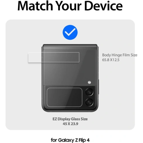 Szkło hartowane Whitestone EZ Glass Samsung Galaxy Z Flip 4 [2 PACK]