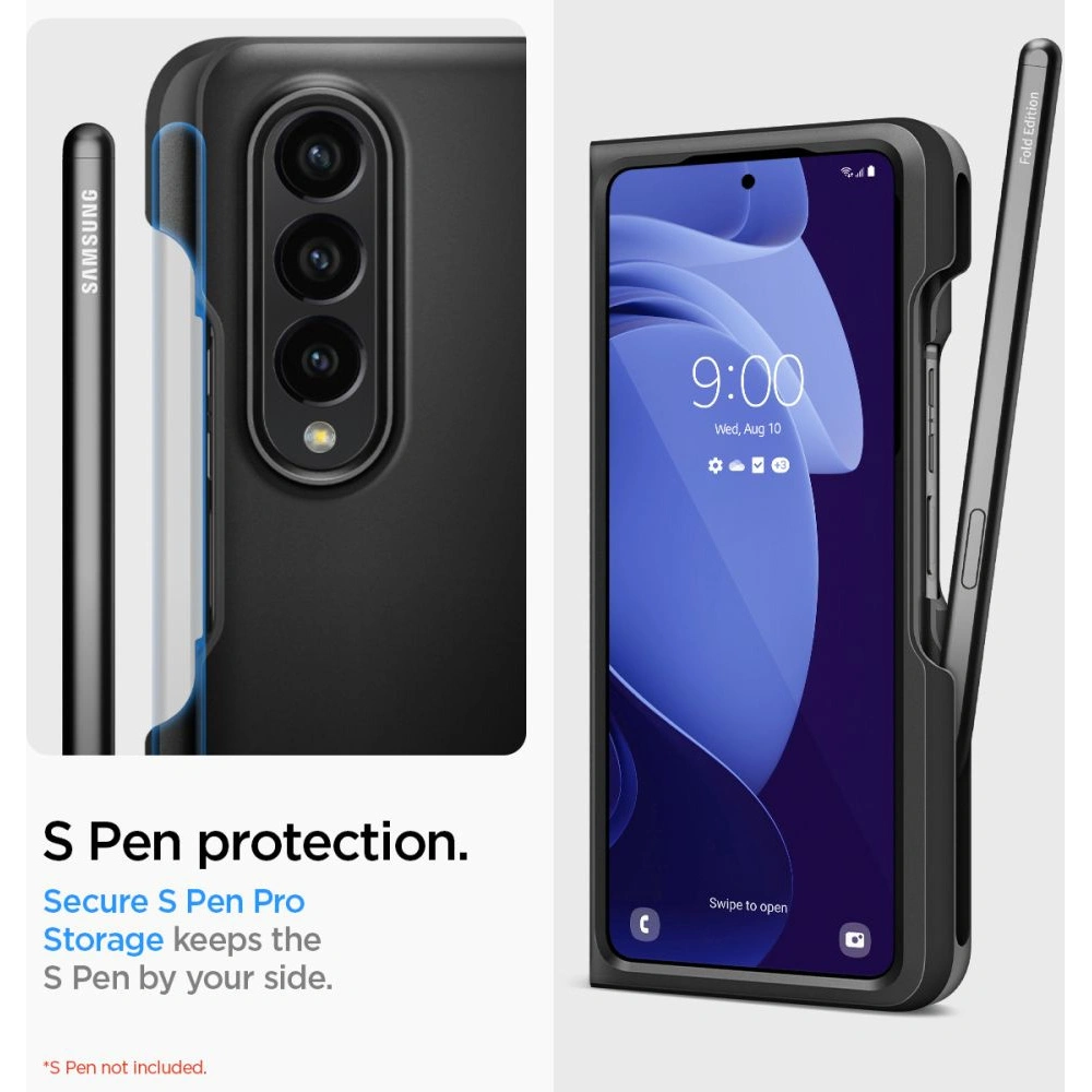 Hurtownia GSM - Etui Spigen Thin Fit Pen Samsung Galaxy Z Fold 4 Černá - SPN2292BLK - {ean13} - Hurt