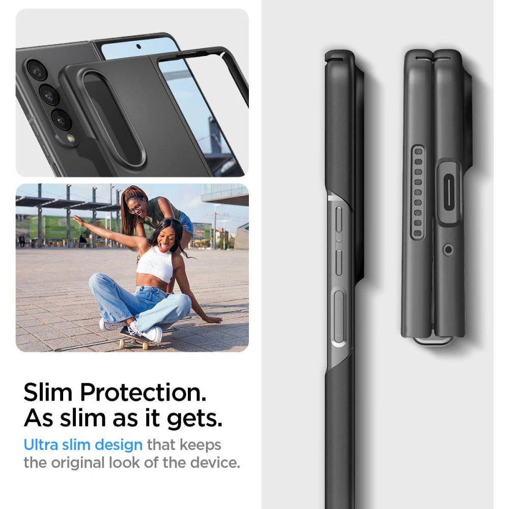 Hurtownia GSM - Etui Spigen Airskin Samsung Galaxy Z Fold 4 černé - SPN2293BLK - {ean13} - Hurt