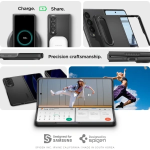 Etui Spigen Airskin Samsung Galaxy Z Fold 4 Black