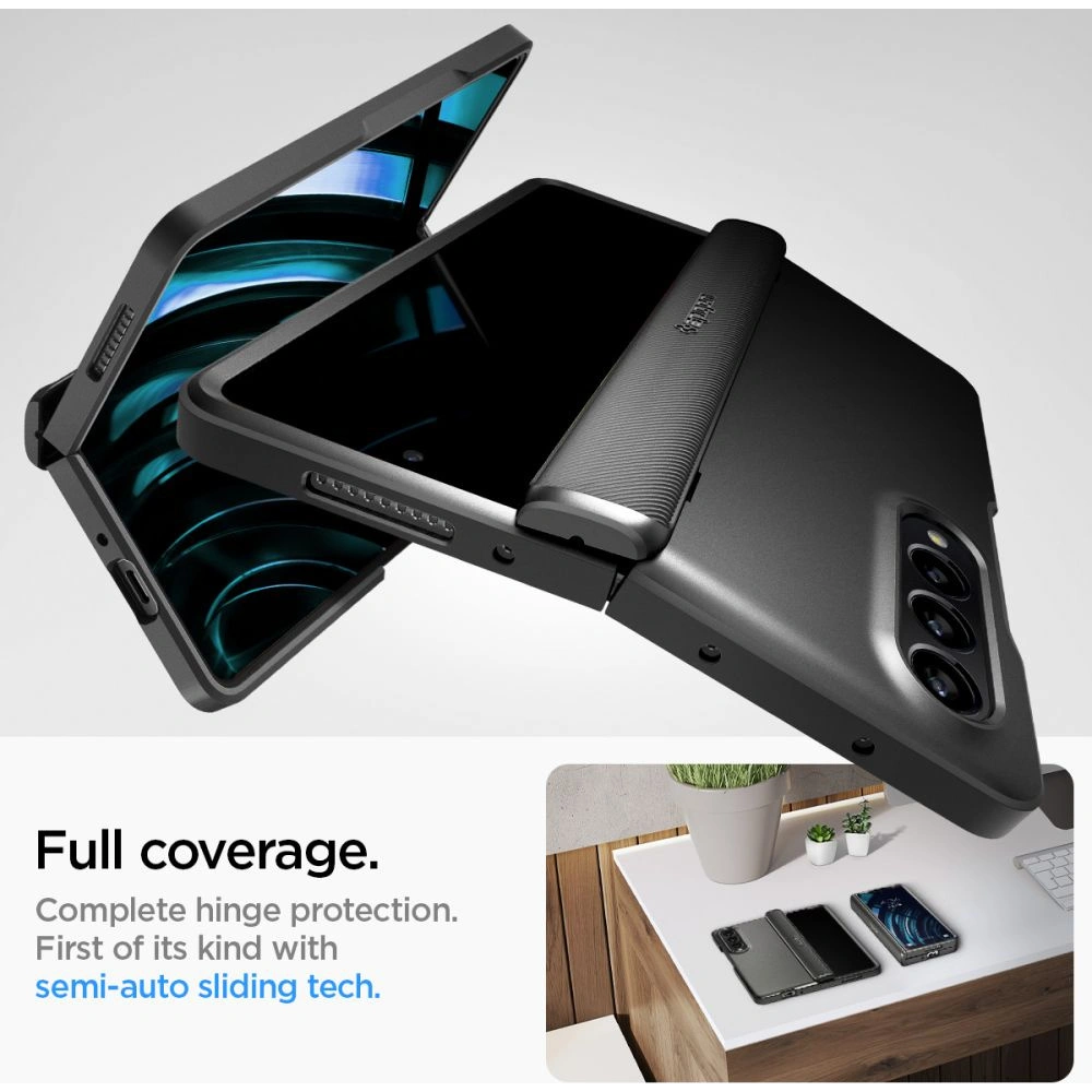 Hurtownia GSM - Etui Spigen Slim Armor Pro Samsung Galaxy Z Fold 4 Černé - SPN2294BLK - {ean13} - Hurt