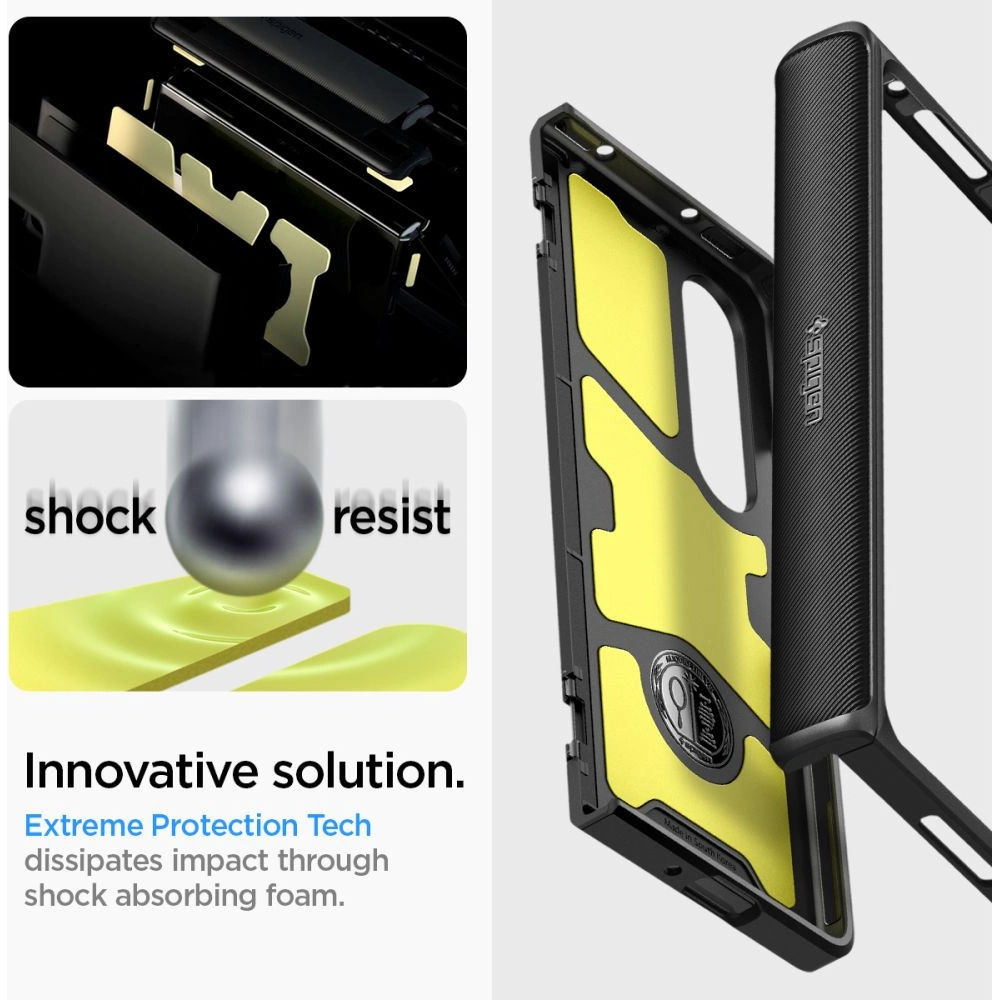 Wholesale Spigen Slim Armor Pro Samsung Galaxy Z Fold 4 Black - SPN2294BLK - {ean13} - Hurt