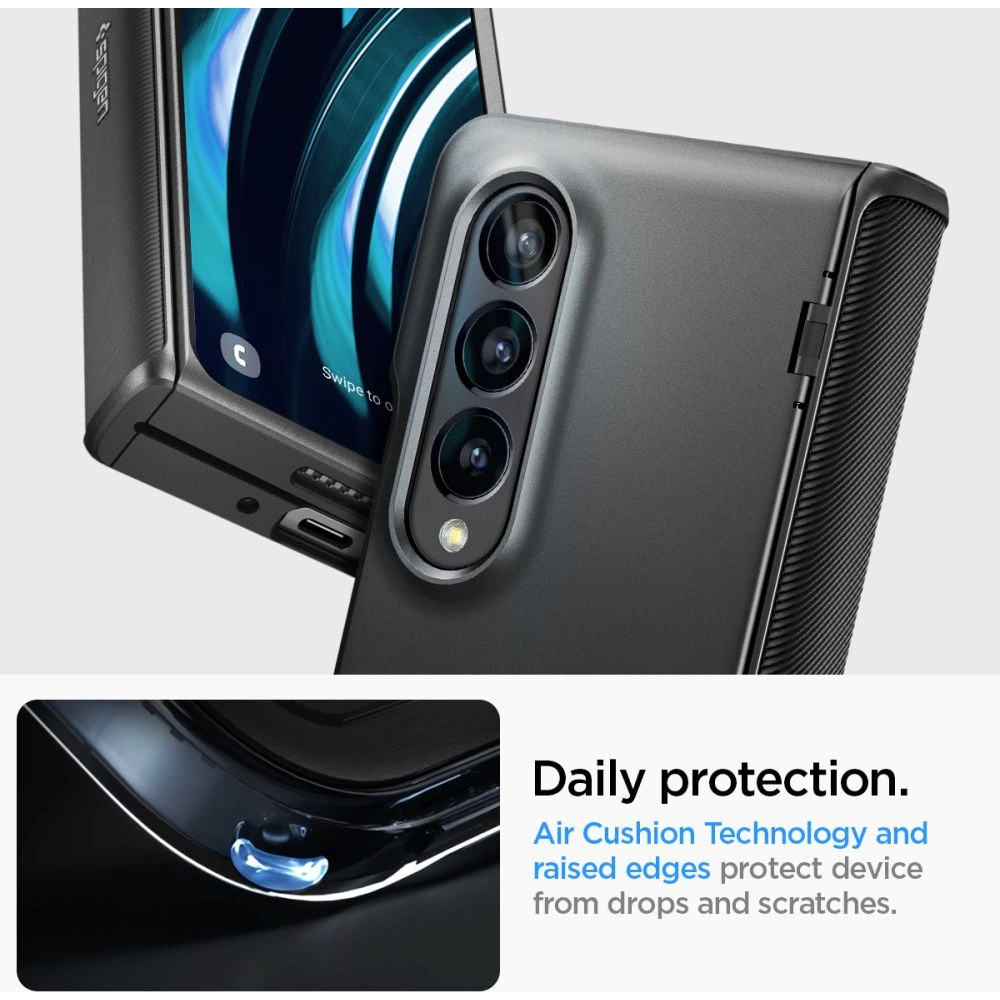 Hurtownia GSM - Etui Spigen Slim Armor Pro Samsung Galaxy Z Fold 4 Černé - SPN2294BLK - {ean13} - Hurt
