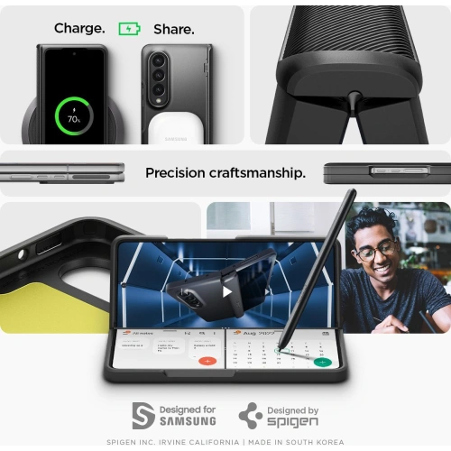 Etui Spigen Slim Armor Pro Samsung Galaxy Z Fold 4 Black