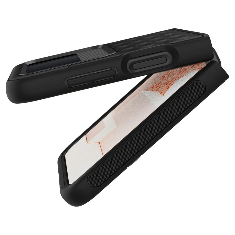 Hurtownia GSM - Etui Caseology Parallax Samsung Galaxy Z Flip 4 Matná Černá - CSL060BLK - {ean13} - Hurt