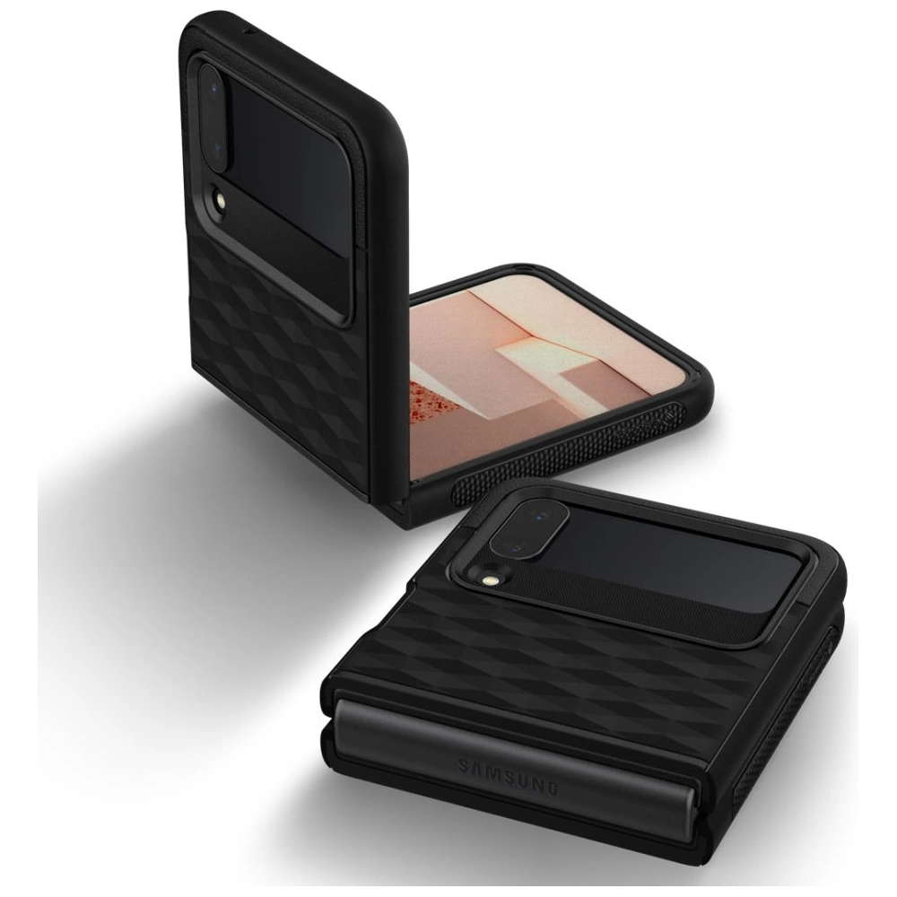 Hurtownia GSM - Etui Caseology Parallax Samsung Galaxy Z Flip 4 Matná Černá - CSL060BLK - {ean13} - Hurt