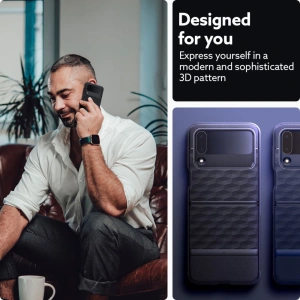 Etui Caseology Parallax Samsung Galaxy Z Flip 4 Matná Černá