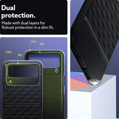 Etui Caseology Parallax Samsung Galaxy Z Flip 4 Matte Black