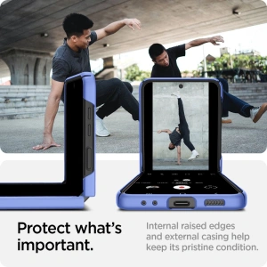 Wholesale Spigen Airskin Samsung Galaxy Z Flip 4 Cornflower Blue - SPN2295BLU - {ean13} - Hurt