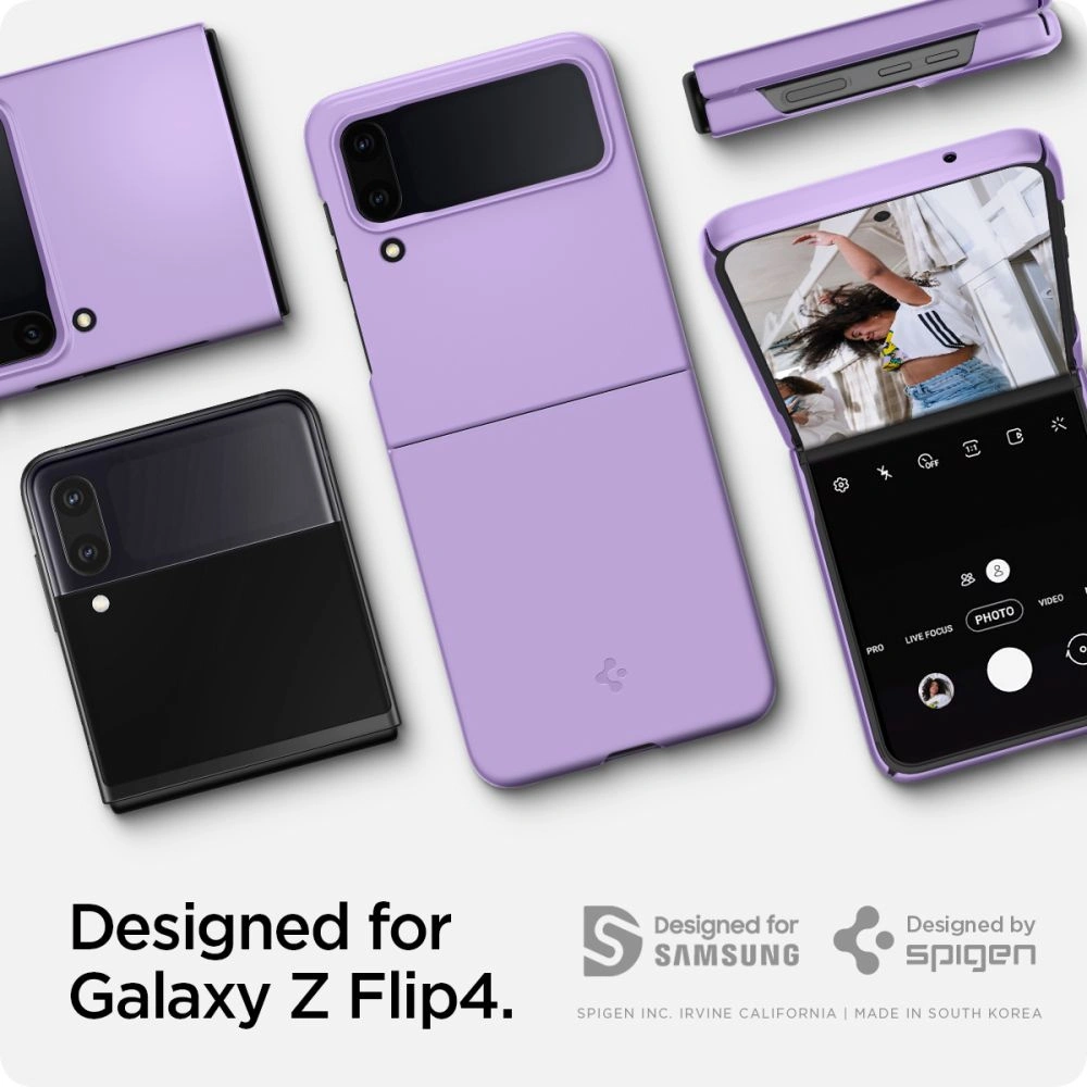 Wholesale Spigen Airskin Samsung Galaxy Z Flip 4 Rose Purple - SPN2296PRP - {ean13} - Hurt