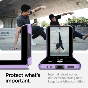 Wholesale Spigen Airskin Samsung Galaxy Z Flip 4 Rose Purple - SPN2296PRP - {ean13} - Hurt